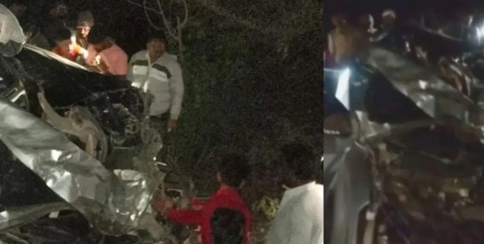 collision between truck and car