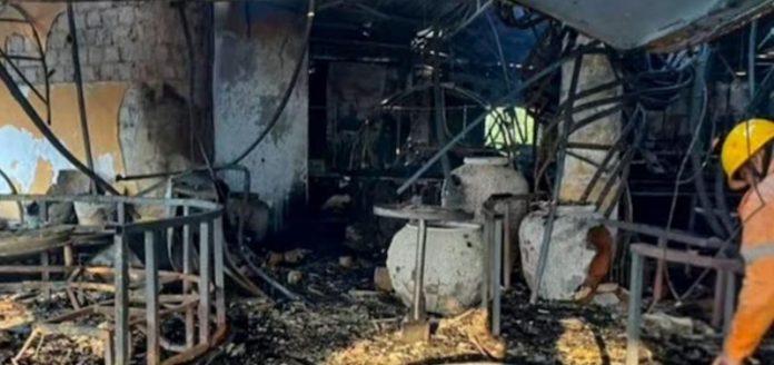 fire at goa night club