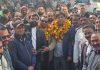 भगवान वाल्मीकि चौक से ट्रांसफ़ॉर्मर हटाने पर विधायक जिम्पा सम्मानित