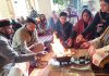 योग साधन आश्रम में रामायण के पाठ का डाला गया भोग