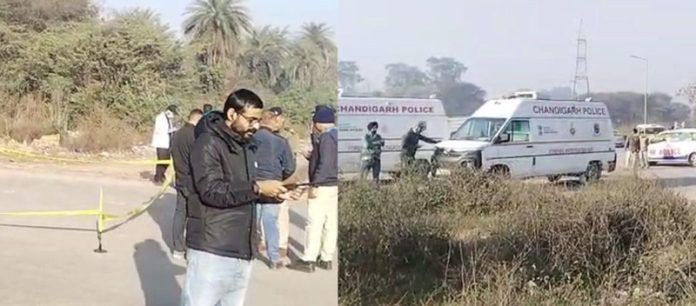 Police encounter with gangster in chd