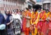 दिव्य ज्योति जाग्रति संस्थान ने किया संध्या फेरी का आयोजन