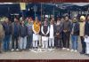 युवा वाहिनी समिति होशियारपुर ने माता चिंतपूर्णी चौक पर फहराया तिरंगा