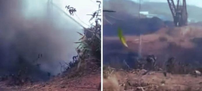 explosion in coal mine