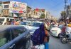 कमालपुर चौक बना ट्रैफिक सिरदर्द, समस्या जस की तस