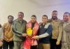 जूडो में राष्ट्रीय ब्राउंज़ मैडल विजेता कशिश अरोड़ा का क्षत्रिय करणी सेना ने किया सम्मान