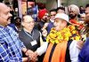 कोतवाली बाजार पहुंचने पर गर्वनर का किया गया भव्य स्वागत