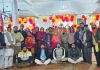 महाशिवरात्रि के उपलक्ष में समिति सदस्यों ने चार पहर की पूजा करवाई