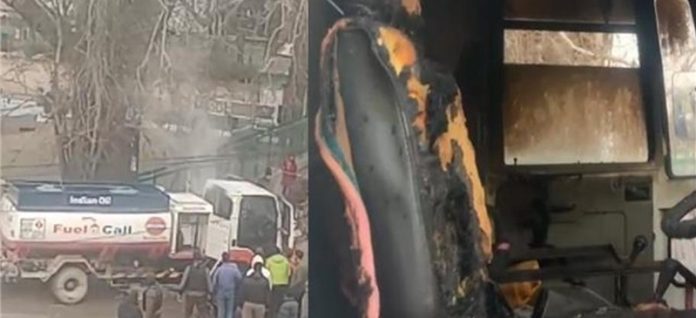 varamula fire in tanker