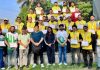 फैमिली वाकथान और साइक्लोथान में सराहनीय भूमिका के लिए सिविल डिफेंस की टीम का सम्मान