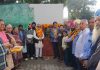 विधायक ब्रम शंकर जिंपा ने किया वार्ड 8 में गलियों के निर्माण का शुभारंभ