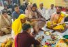 कलश, ध्वज एवं मूर्ति पूजन के साथ श्री राम भवन में श्री राम नवमीं महोत्सव का शुभारंभ हुआ