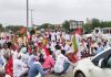 हरियाणा में किसानों ने लांधड़ी-चिकनवास व भावदीन टोल पर लगाया जाम, रुट डायवर्ट