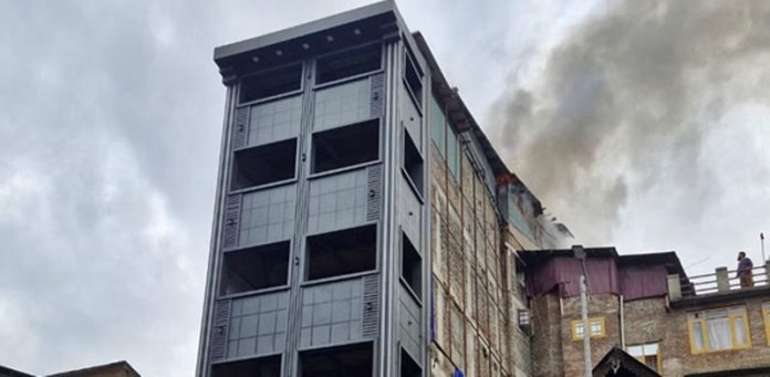 lal chownk near clock tower fire