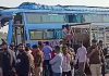 सरकारी बस अनियंत्रित होकर कई वाहनों से टकराने के बाद खाई में गिरी, 9 लोगो की मौत