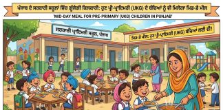 पंजाब के सरकारी स्कूलों में गूंजेगी किलकारी: अब UKG के बच्चों को भी मिलेगा मिड-डे मील