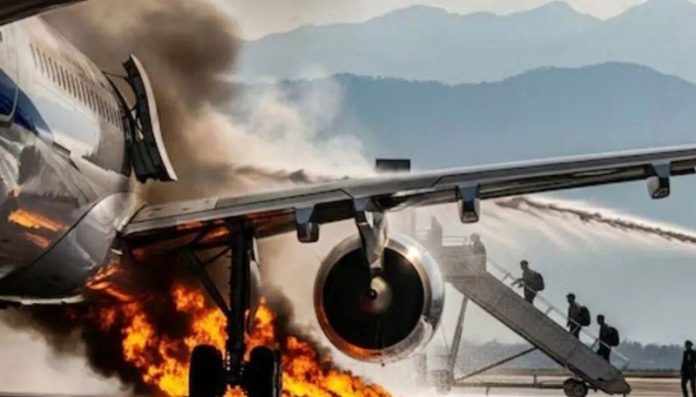nepal aeroplane fire