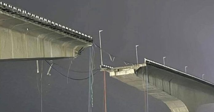vikramshilla setu fell down bihar