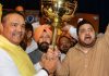 सांपला व ओहरी ने नवनियुक्त भाजपा प्रदेश अध्यक्ष को गुर्ज भेंट कर किया सम्मानित
