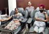 ਸਿੱਧੂ ਜੋੜੇ ਨੇ 36ਵੀਂ ਵਾਰ ਕੀਤਾ ਖੂਨਦਾਨ, ਨੌਜਵਾਨਾਂ ਲਈ ਬਣੇ ਪ੍ਰੇਰਣਾ