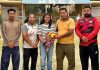 सुरभि के अंडर-19 राष्ट्रीय क्रिकेट कैंप से वापिस लौटने पर एचडीसीए ने किया भव्य स्वागत