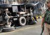 CRPF वाहन हादसे का शिकार, 6 जवान घायल