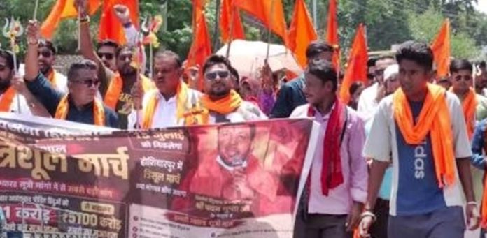 trishul-march-at-hoshiarpur-shivsena