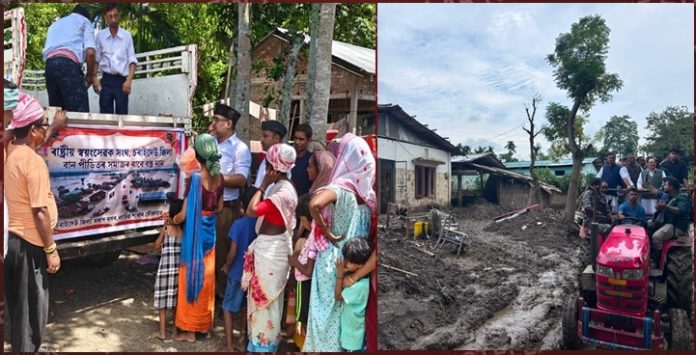 assam-flood-rss-volunteers-support-families