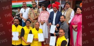 सिविल डिफेंस वॉलंटियर्स होशियारपुर को 15 अगस्त पर किया गया सम्मानित