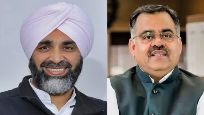 manpreet-badal-and-tarun-chug-bjp-punjab