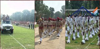 जिला स्तरीय स्वतंत्रता दिवस समागम की पुलिस लाइन ग्राउंड में हुई फुल ड्रेस रिहर्सल