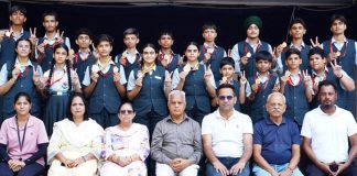 ज़ोन खेल मुकाबलों में एसएवी स्कूल के छात्रों ने लहराया परचम, विभिन्न खेलों में जीते 28 गोल्ड