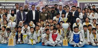 5th UT Ladakh Taekwondo Championship Concludes in Leh; Kargil District Clinches Overall Trophy