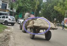 खनन माफिया का नया हथकंडाः ट्रैक्टर के पीछे गड्डा बांधकर लगाई जा रही सेंध, चोअ के किनारों को खतरा