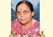 9 को शक्ति मंदिर में संपन्न होगी तरुण खोसला की सास शकुंतला कुमारी की रस्म पगड़ी