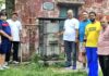 ऊना रोड वैल्फेयर सोसायटी ने परशुराम पार्क में ठंडे पानी का कूलर करवाया ठीक तथा लगवाया नया नल