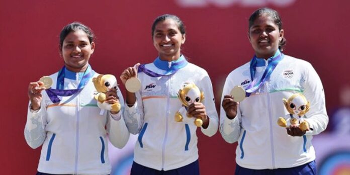 asian-games-2026-indian-womens-archery-team-wins-historic-gold-medal
