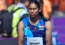 Asian Para Games: दीप्ति जीवनजी ने 400 मीटर टी20 स्पर्धा में जीता स्वर्ण