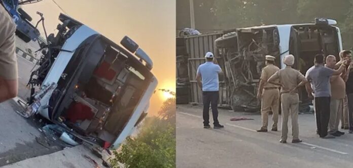 banga-flyover-bus-accident-tourists-lpu-student-killed