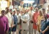होशियारपुर में उत्तर भारत का दूसरा सबसे बड़ा दशहरा महोत्सव शुरु, निकाली गई ब्रह्मा जी की झांकी