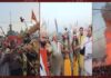 रावण दहन के साथ ही श्री राम के जयघोष से गूंजा श्री राम लीला मौदान, भरत मिलाप 21 कोे