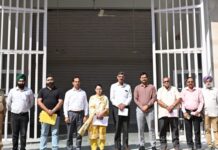 अतिरिक्त जिला निर्वाचन अधिकारी की ओर से ईवीएम वेयरहाउस की मासिक पड़ताल