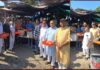 माता चिंतपूर्णी चौंक पर संक्रांति के उपलक्ष्य पर लगाया लंगर