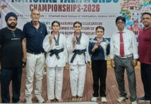 होशियारपुर के दो खिलाड़ियों ने राष्ट्रीय ताइक्वांडो चैंपियनशिप में जीते कांस्य पदक