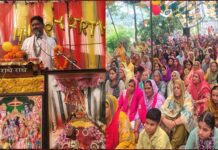 श्री दुर्गा मंदिर जनौड़ी में गूंजा कान्हा जन्म का प्रसंग, भक्तिमय हुआ माहौल