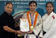 होशियारपुर के कराटेका करनप्रीत सिंह चाहल ने रचा इतिहास, लगातार तीसरी बार जीता स्टेट मेडल