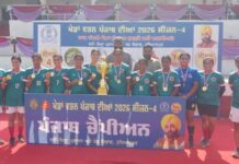 ਖੇਡਾਂ ਵਤਨ ਪੰਜਾਬ ਦੀਆਂ 2026: ਫੁੱਟਬਾਲ ‘ਚ ਕਪੂਰਥਲਾ ਦੀਆਂ ਖਿਡਾਰਨਾਂ ਨੇ ਮਾਰੀ ਬਾਜ਼ੀ, ਜਿੱਤਿਆ ਸੋਨ ਤਗਮਾ