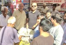 श्रद्धा व सेवा का संगम, कोतवाली बाजार में संक्रांति पर लगाया लंगर
