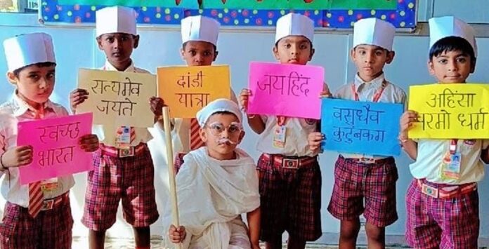 roopnagar-school-child-celebrated-gandhi-jayanti